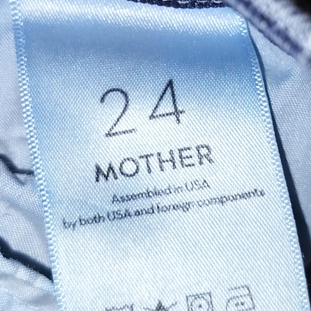 Mother Jeans Women's 24 High Waisted Looker Ankle Fray Distressed Ripped - Picture 10 of 10